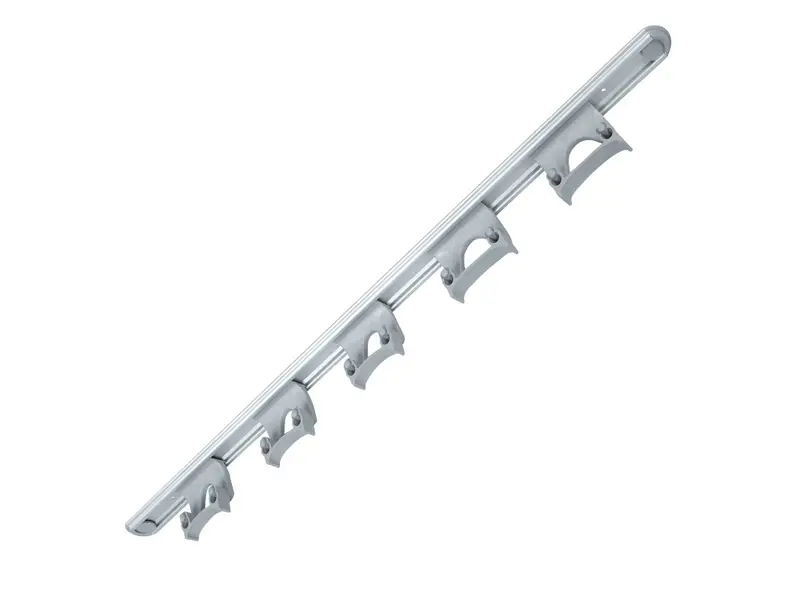 Ophangrail 5x klem FBK 15157-11 900 mm grijs