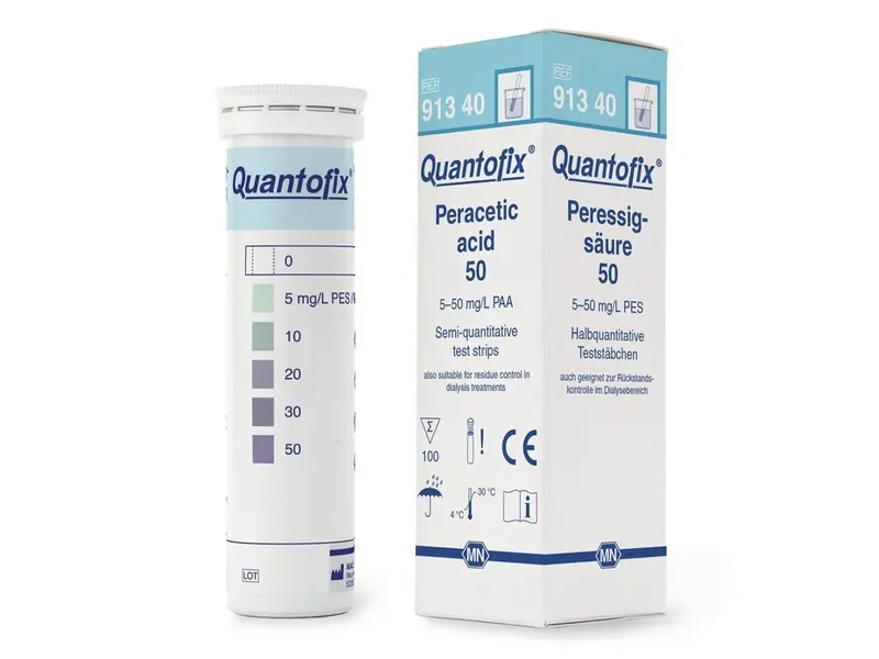 Quantofix Perazijnzuur teststrookjes 0-50 mg/l