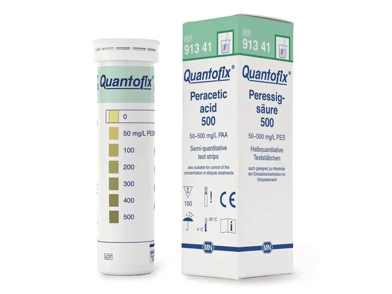 Quantofix Perazijnzuur teststrookjes 0-500 mg/l