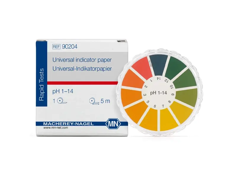 pH-indicatorpapier op rol 5 meter 1-14 pH