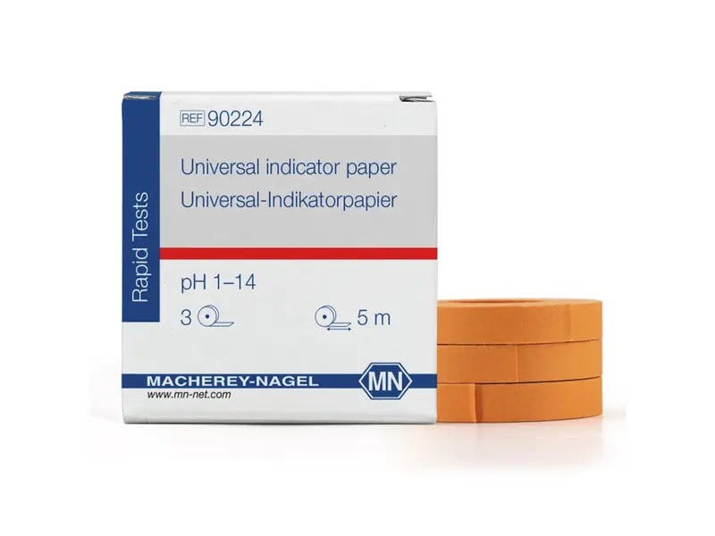 Navulling pH-indicatorpapier op rol 5 meter 1-14 pH