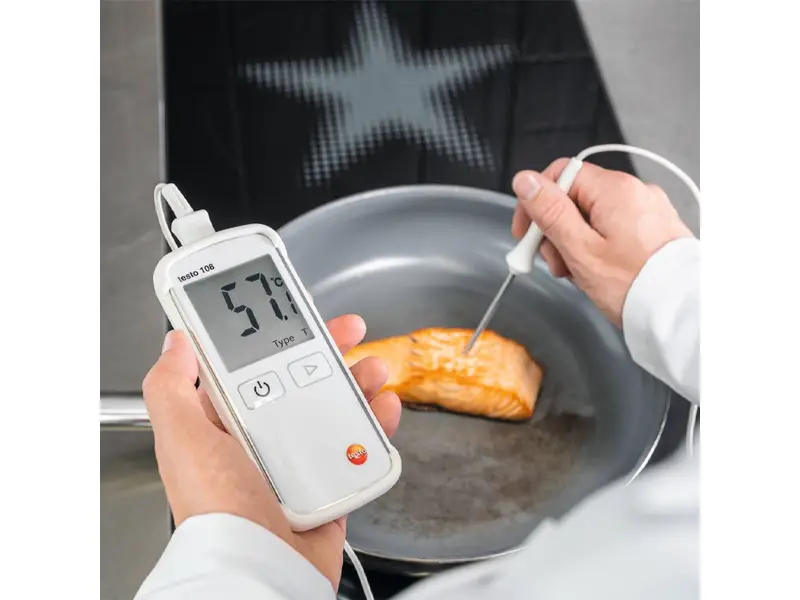 testo 108 voedselthermometer digitaal met insteekvoeler
