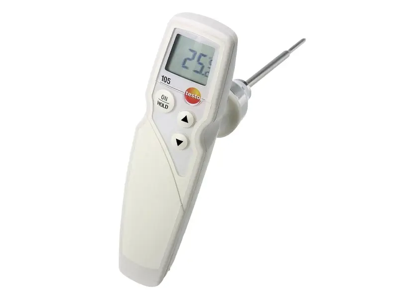 testo 105 voedselthermometer digitaal met standaard insteekvoeler