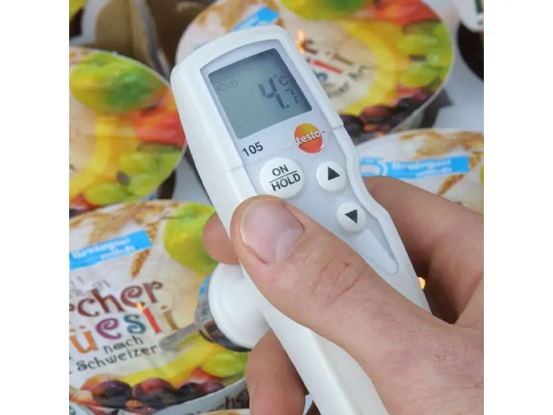 testo 105 voedselthermometer digitaal met standaard insteekvoeler