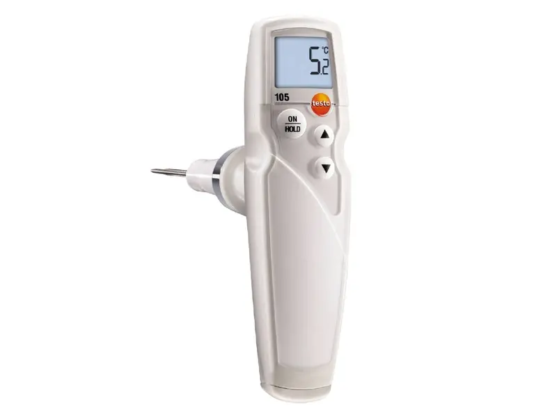 testo 105 voedselthermometer digitaal met standaard insteekvoeler