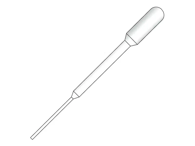 Pasteurpipetten niet steriel 155 mm vulvolume 3 ml