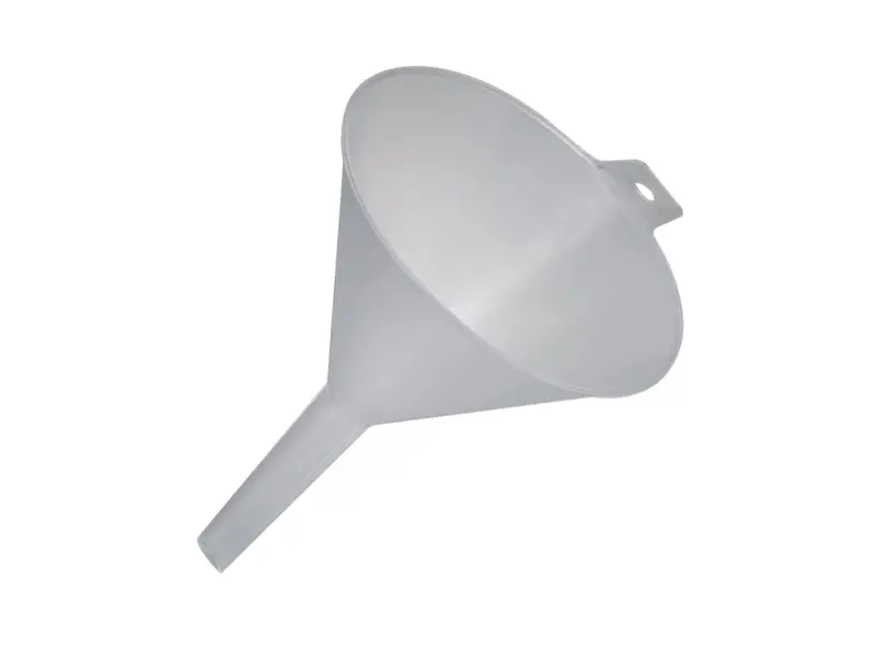 Burkle trechter met ophangoog PP ø100 mm - ø10 mm transparant<linebreak>