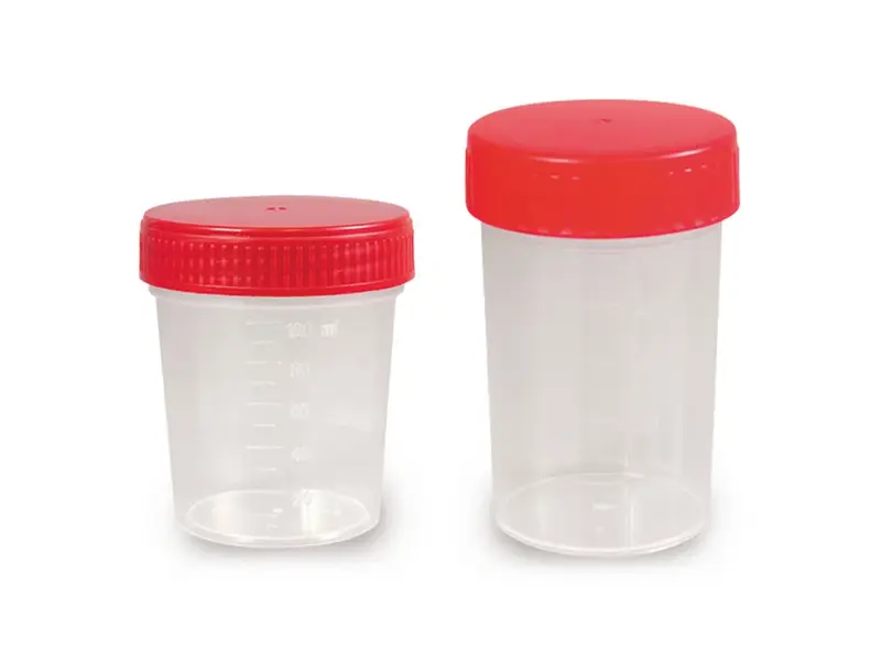 Monsterpot PP steriel met schroefdop 200 ml transparant