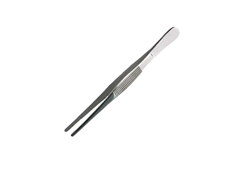 Burkle pincet recht stomp RVS 10,5 cm<linebreak>