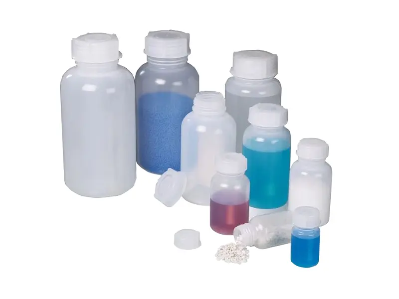 Burkle fles brede hals LDPE Ø64x127 mm 250 ml transparant