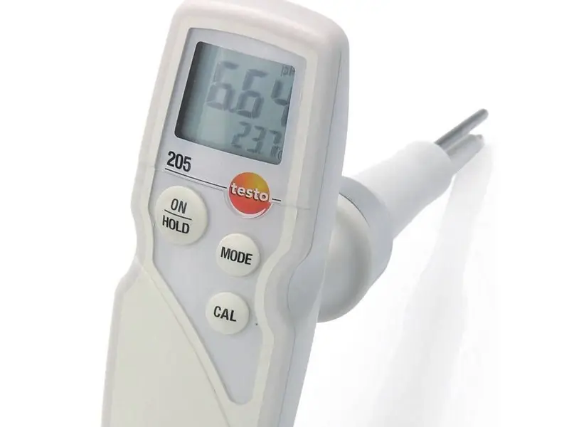 testo 205 pH-meter en thermometer met insteeksonde