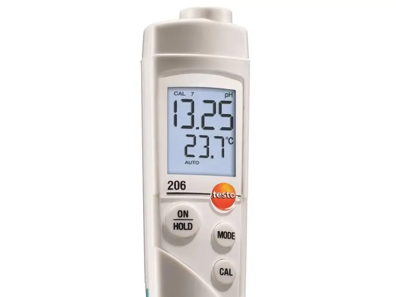 testo 206-pH1 pH-meter voor vloeistoffen startset