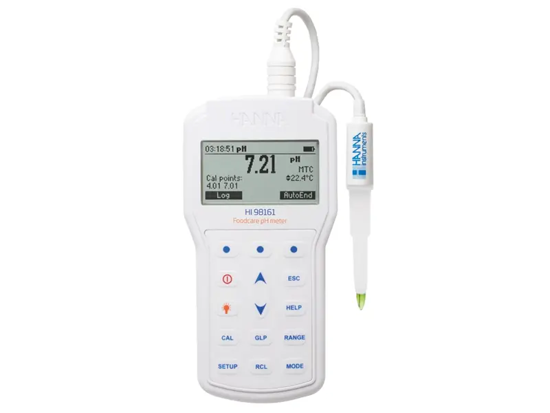 Hanna Instruments HI98161 pH-meter voor voedingsmiddelen