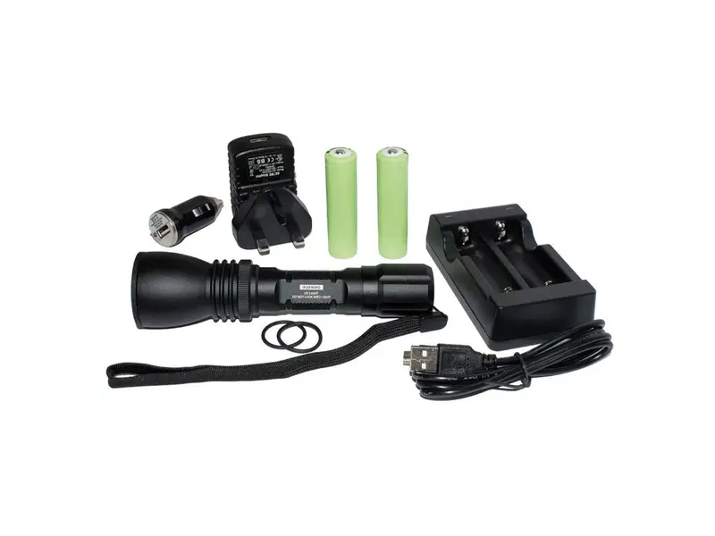 Nightsearcher UV LED 365 zaklamp oplaadbaar ultraviolet 365nm