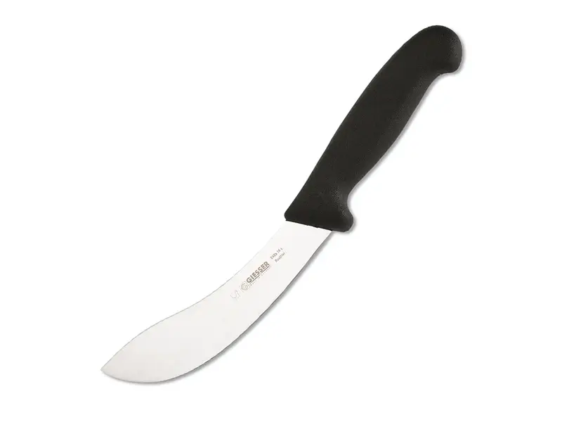 Giesser 2405-16 slagersmes gebogen lemmet 16 cm zwart