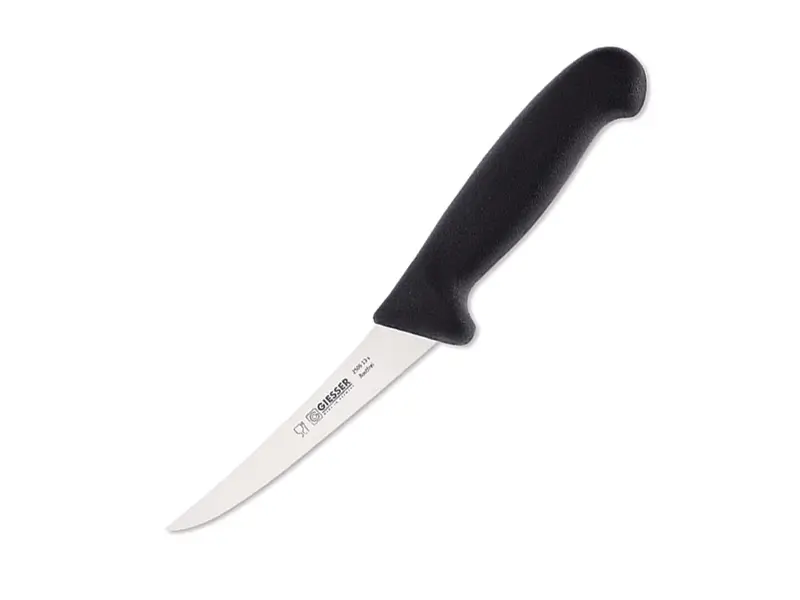 Giesser 2505-13 uitbeenmes semi-flexibel lemmet 13 cm zwart