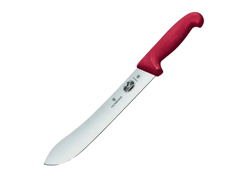 Victorinox Fibrox 5.7401.25 slagersmes lemmet 25 cm rood