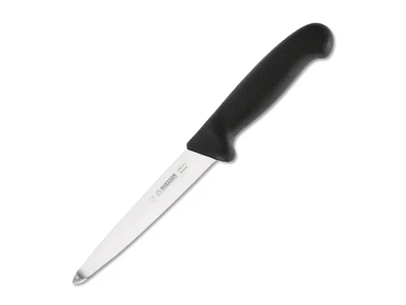 Giesser 3405-16 ingewanden mes kogelpunt 16 cm zwart