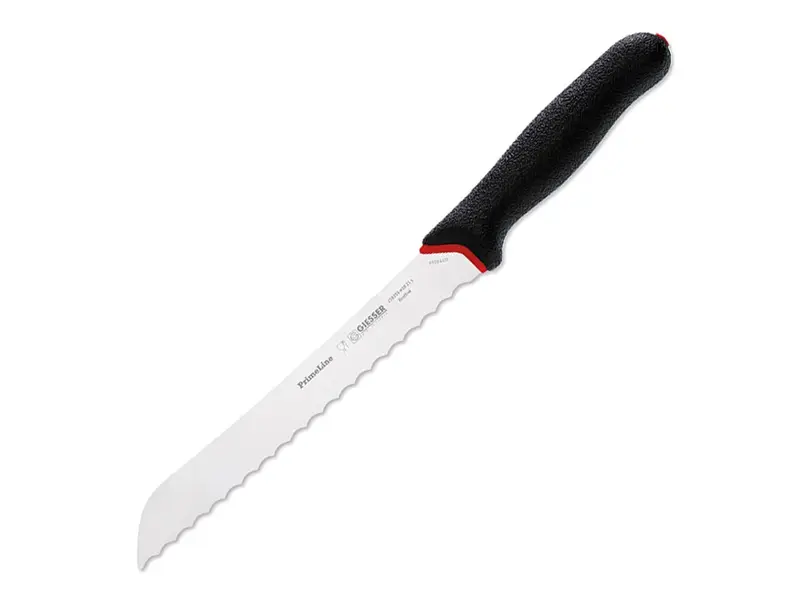 Broodmes gekarteld Giesser 218355 w10 21 PrimeLine 21 cm zwart