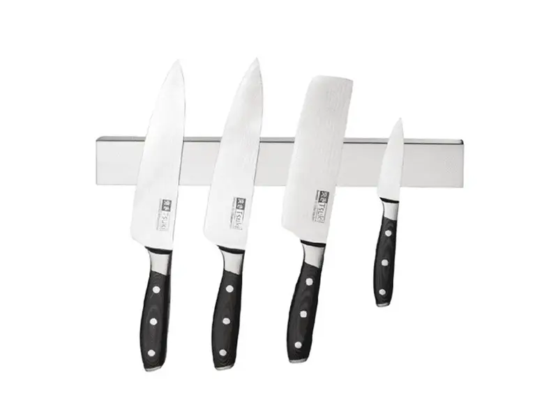 Messenhouder magneetstrip RVS