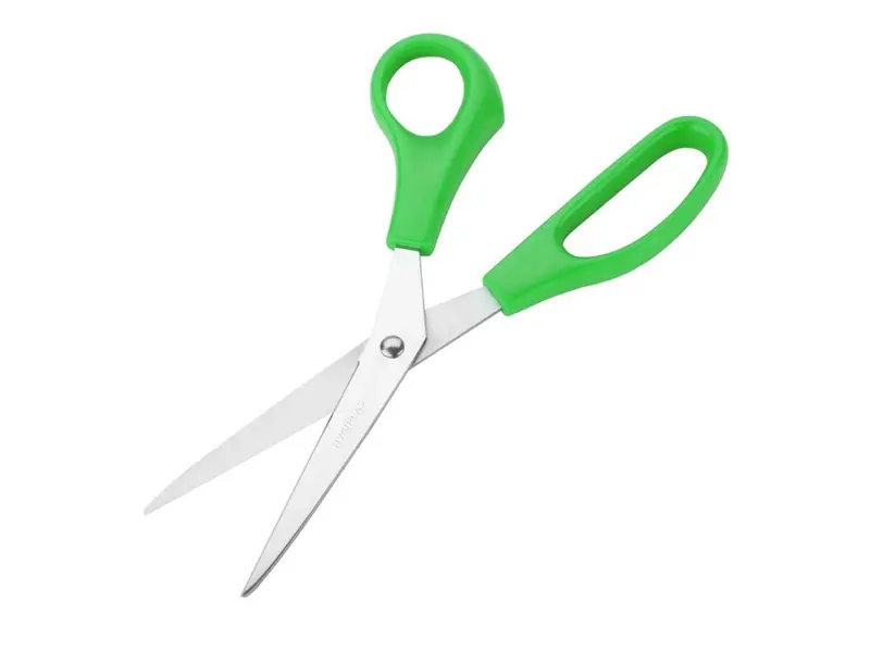 Keukenschaar RVS handgreep groen