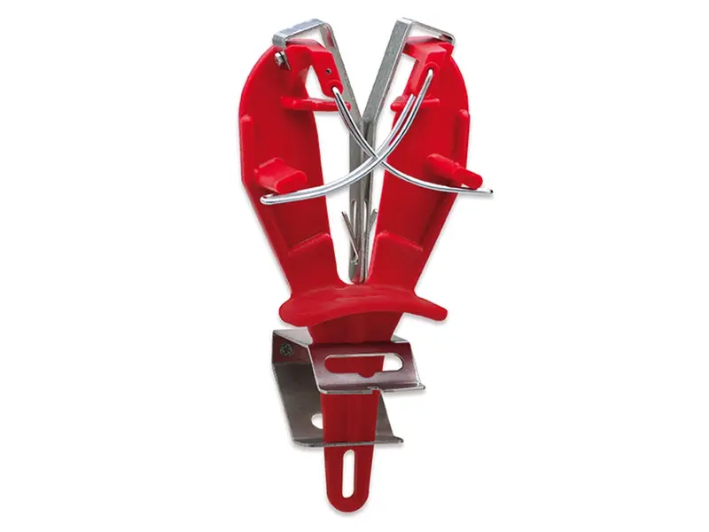 Messenslijper Sharp Easy met bevestigingsbeugel rood