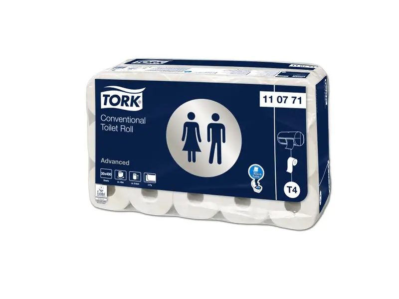 Tork traditioneel toiletpapier 2-laags T4 Advanced wit