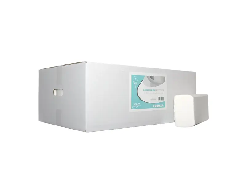 Euro Products handdoekpapier multifold cellulose 2-laags 240x206 mm wit