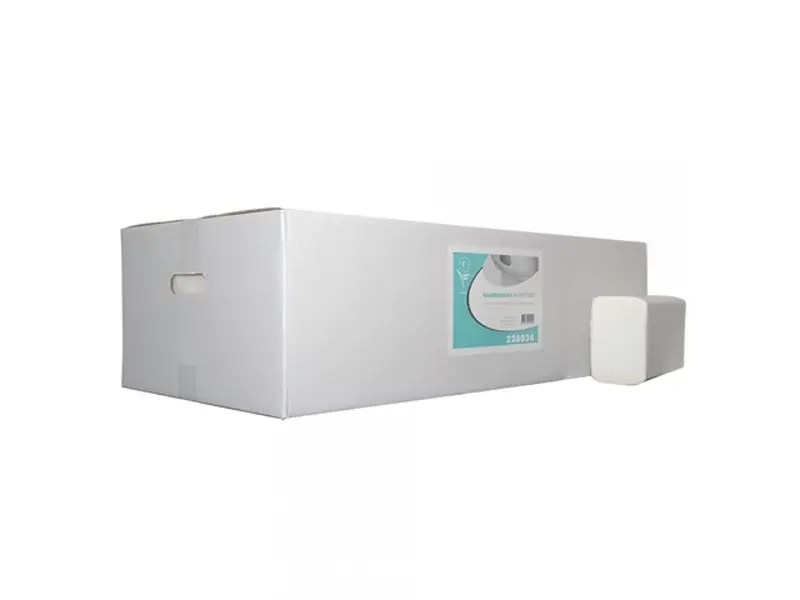 Euro Products handdoekpapier multifold cellulose 2-laags 320x206 mm wit