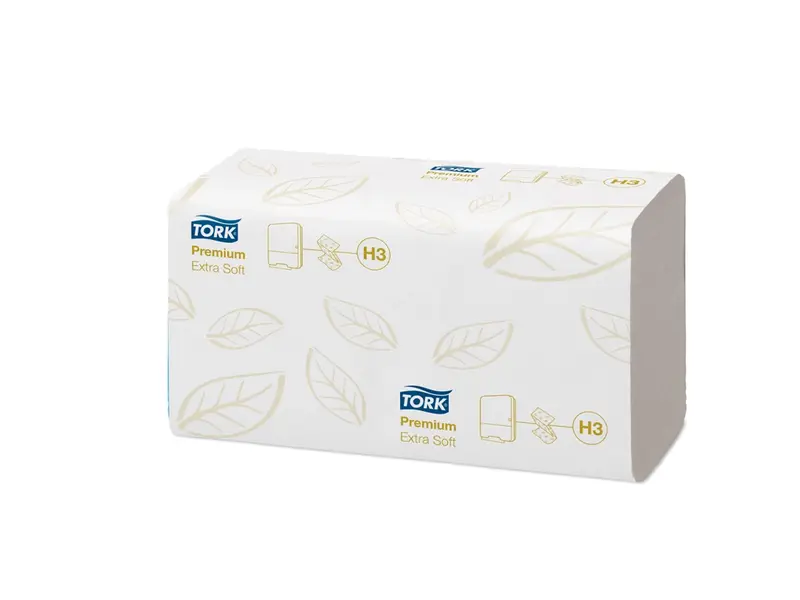 Tork handdoekpapier extra zacht 2-laags Z-vouw H3 wit
