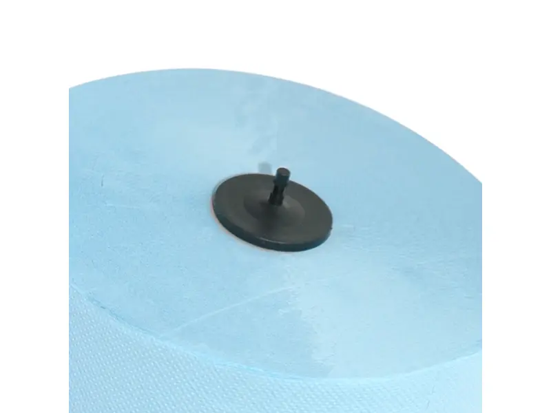 Euro Products Matic Plus handdoekrol met dop cellulose 2-laags 150 meter blauw
