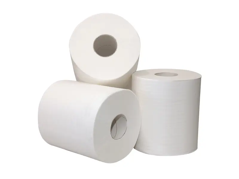 Euro Products poetsrol midi euro cellulose zwaar 1-laags 275 meter wit