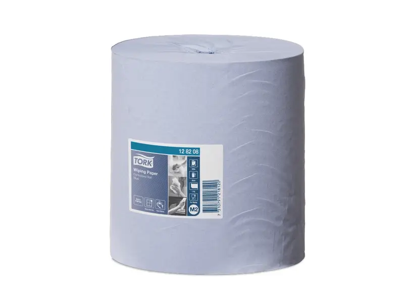 Tork Wiping Centerfeed M2 poetspapier midi 1-laags blauw