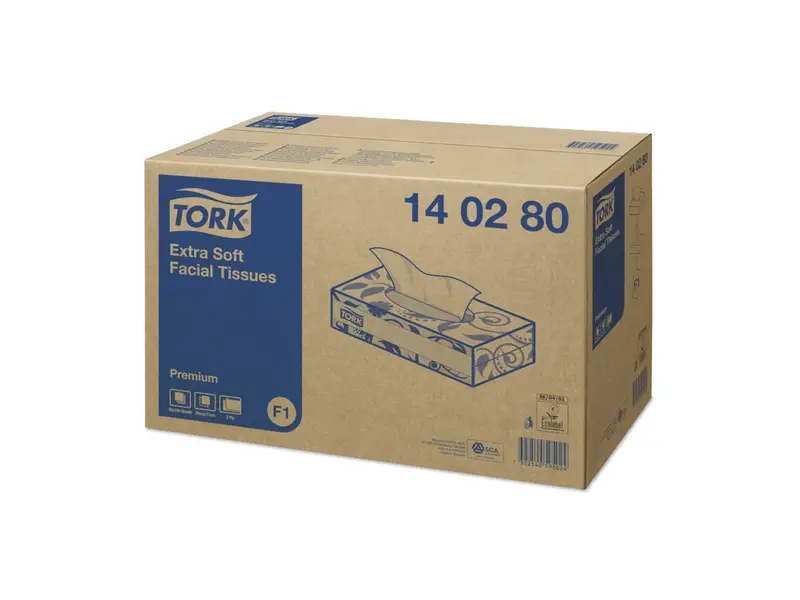 Tork Facial Tissues extra zacht 2-laags F1 wit