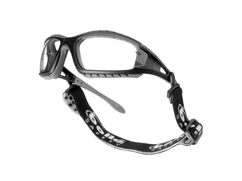 Bollé Tracker II TRACPSI veiligheidsbril PLATINUM helder met hoofdband