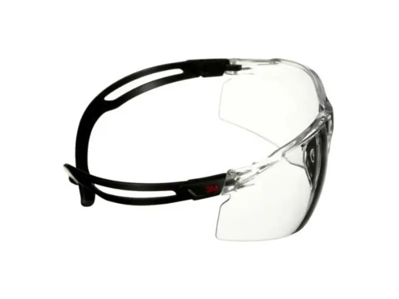3M SecureFit 500 serie SF501AF-BLK veiligheidsbril polycarbonaat helder