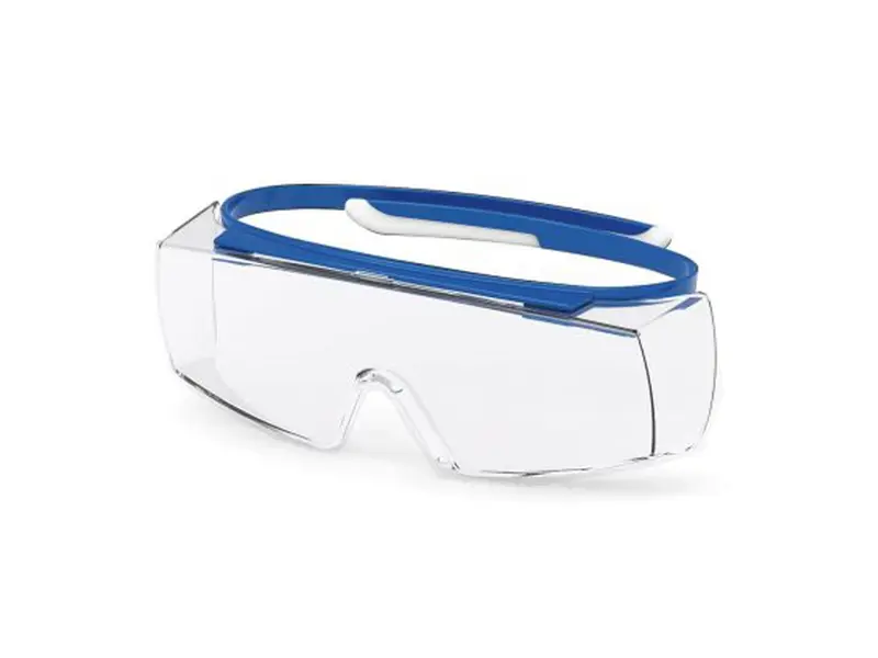Uvex Super OTG 9169065 overzetbril polycarbonaat helder blauw