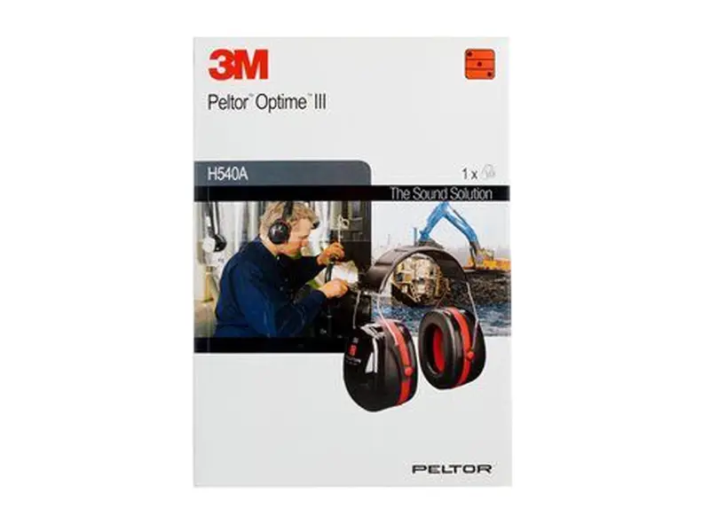 3M Peltor Optime III gehoorkap met hoofdband H540A