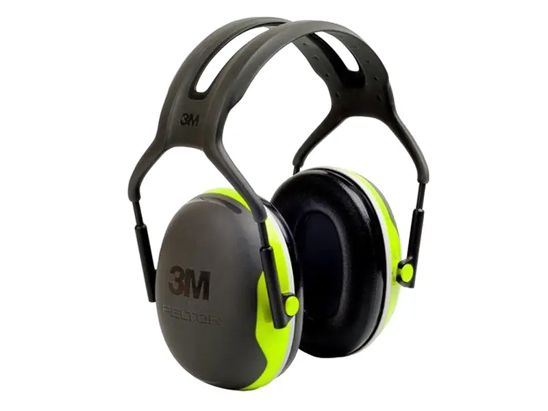 3M Peltor X4A gehoorkap Hi-Vis met hoofdband