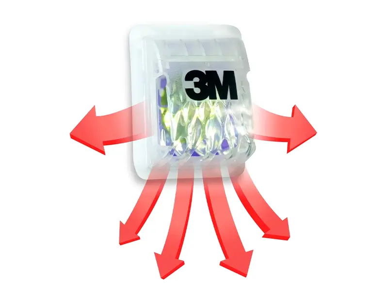 3M Aura 9322+ Gen3 vouw-stofmasker FFP2 met uitademventiel