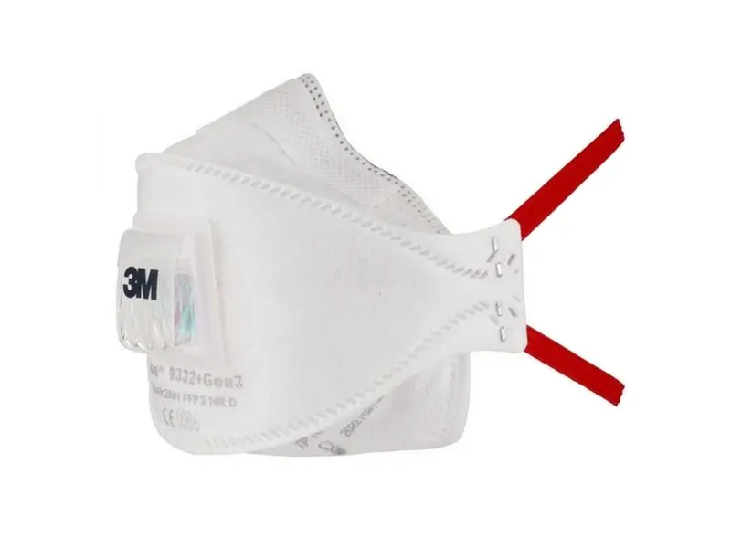 3M Aura 9332+ Gen3 vouw-stofmasker FFP3 NR D V met uitademventiel