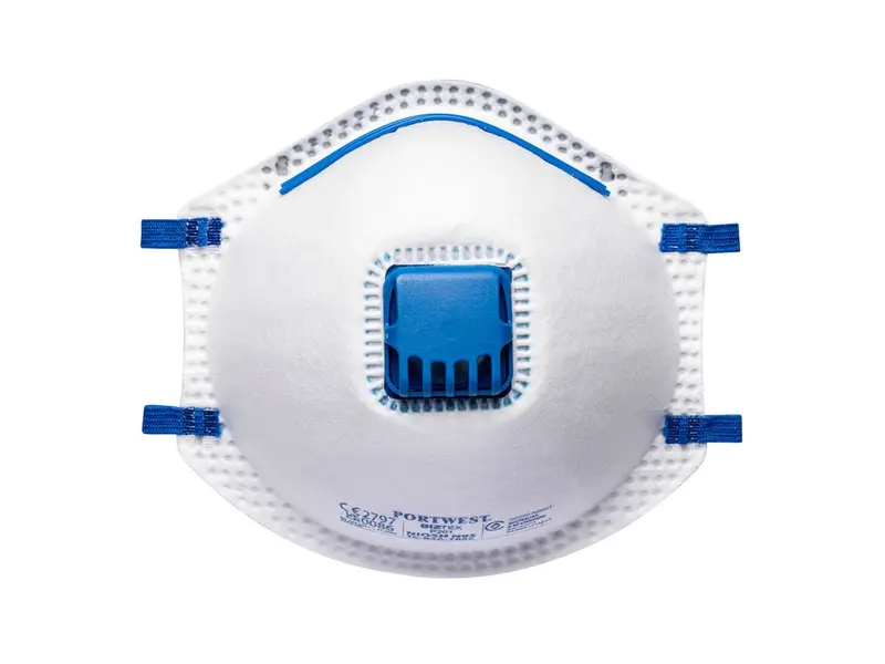 Portwest P201 stofmasker cup FFP2 NR V met uitademventiel