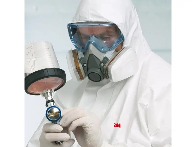 3M 6000 serie halfgelaatsmasker elastomeer dubbele filter