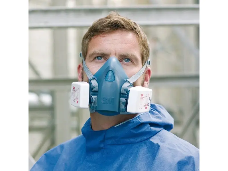 3M 7500 serie halfgelaatsmasker dubbele filter