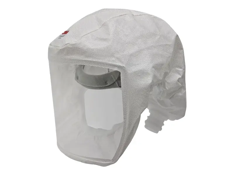 3M Versaflo S-133 geïntegreerde luchtkap met gelaatsafdichting PETG-vizier