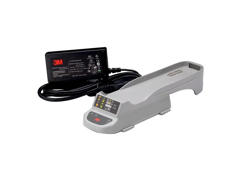 3M Versaflo TR-641E laadstation enkelvoudig met voeding voor TR-600 aanblaasfiltersysteem
