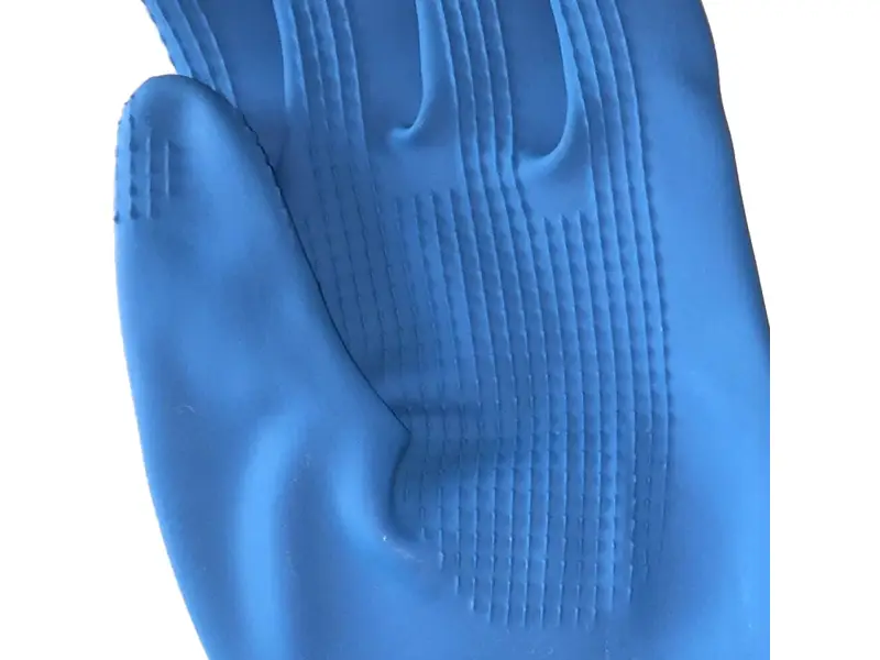 DPL Blue Grip handschoen latex chemiebestendig