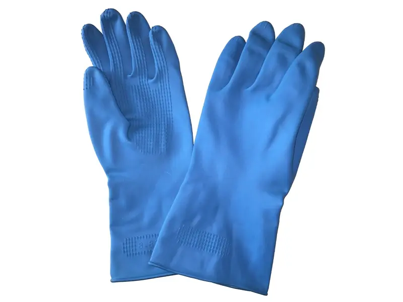 DPL Blue Grip handschoen latex chemiebestendig