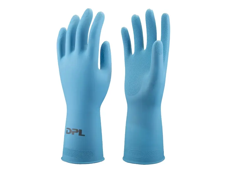 DPL Nova 38 handschoen latex chemiebestendig blauw