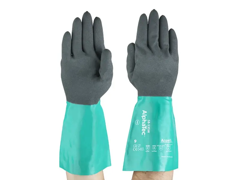 Ansell AlphaTec 58-535W handschoen nitril chemiebestendig